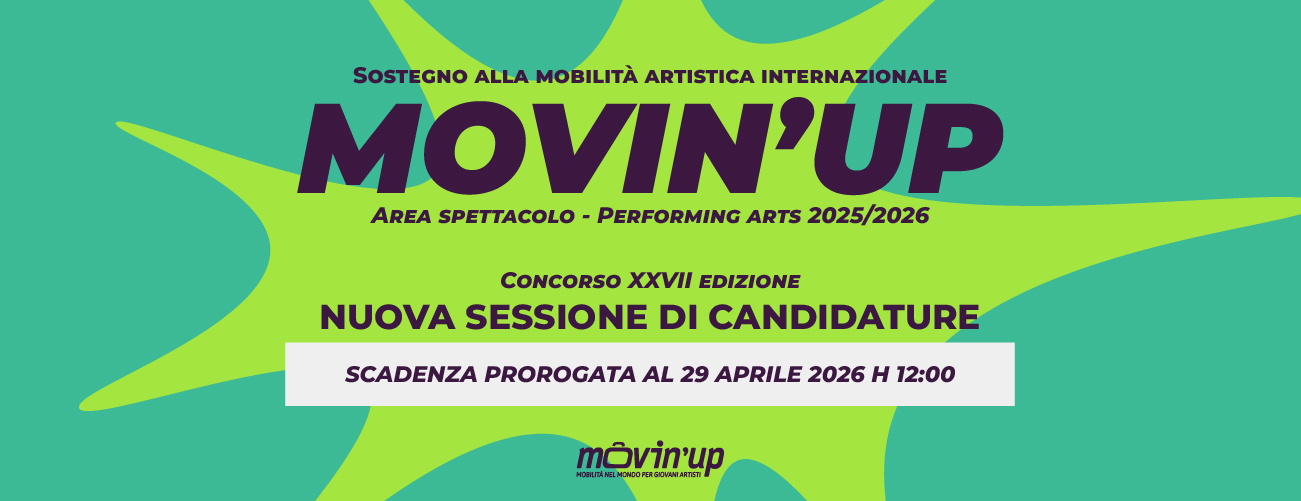 Concorso MOVIN’UP 2025/2026 – Proroga termine invio candidature