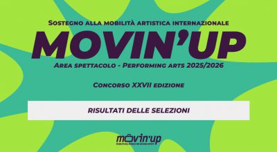 MOVIN’ UP 2025/2026 – Vincitori XXVII edizione